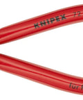 Diagonal Flush Cutters With Spring Action For Clean Flush Cuts On Sprues And Plastic Parts Non Beveled Cutting Face shown on white background.