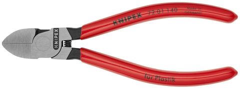 Pro Grade Flush Cut Diagonal Cutters Set 2-Piece with spring loaded, non-beveled ground cutting faces, vanadium steel.