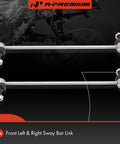 Front Sway Bar Link Stabilizer For Honda Pilot 2016 To 2023 Ridgeline 2017 To 2024 Passport 2019 To 2024 And Acura MDX 2014 To 2020 And 2022 To 2023 Front Left Right Direct Fit For A Smooth Ride No Wobble And Easy Bolt On Installation, 2x links