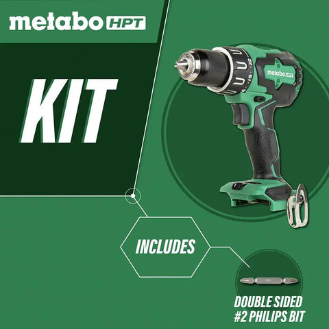 18V Cordless Brushless Driver Drill Tool Only With Built-In LED Light Half Inch Keyless All Metal Chuck 620 In-Lbs Torque 22 Plus 1 Clutch Settings Lifetime Tool Warranty No Battery Included shown with #2 Phillips bit