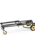 8 In 1 Folding Multi Cart Hand Truck Dolly Platform Cart With Telescoping Frame From 29 Inches To 42 And A Half Inches, shown folded