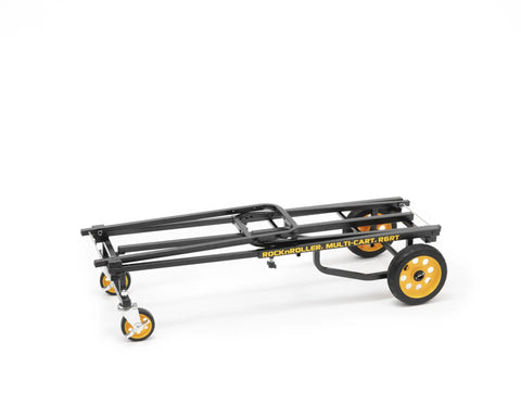 8 In 1 Folding Multi Cart Hand Truck Dolly Platform Cart With Telescoping Frame From 29 Inches To 42 And A Half Inches, shown folded
