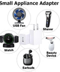 Best Bet 5V 1A USB Wall Charger Power Adapter For Kids Toys Smartwatches Bluetooth Headsets Webcams Routers And Small Smart Home Devices Fast Stable Charge In A Compact Wall Plug, white USB-A wall charger