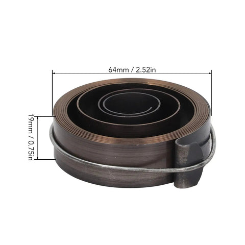 Drill Press Return Spring Replacement For Quick Quill Rebound Heavy Duty Metal Feed Spring Steel 64mm x 19mm