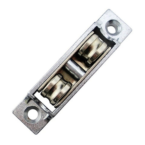 Eight Piece Stainless Steel Sliding Door Rollers Designed To Kill Track Drag On Patio Doors With Silent Copper Groove Compatibility Delivering A Buttery Smooth Glide In Sleek Silver Finish, close-up of roller