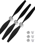 Three Pack F4U RC Plane Propellers With Prop Savers and Adapters For T28 And P51 Style RC Aircraft, Spare Replacements For 761-8 And 761-9, Easy Install