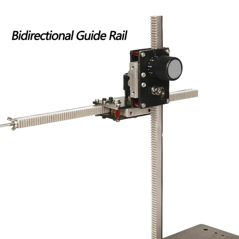 Pro Grade Stainless Steel Stop Motion Rigging System With Heavy Duty Two Way Guide Rail For Ultra Precise Animation DIY Armature Kit For Characters, Clay Figures And Models 40Cm Size, bidirectional rail close-up