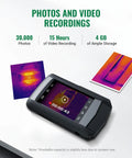 Thermal Imaging Camera With 3.5 Inch Touch Screen And Visual Camera, Pro Grade IntellFault Intelligent Scene Detection on display