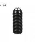Heavy Duty Ball Point Set Screws With Spring Loaded Hex Socket Drives Solid High Carbon Steel Metric M10 X 25MM Thread 5Pcs Pack single screw profile