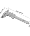 Vernier Caliper 0-50mm Precision Measuring Tool For Jewelry And Watches, Stainless Steel Body, Handy For Outer And Inner Diameters, Depths And Steps, Pro Grade DIY Toolbox Essential
