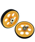 Close-up of Meter Counting Wheel Perimeter 200mm Hole 6mm/8mm Synchronous Round Measuring Length Counting Ranging Encoder Meter Wheel(8mm)