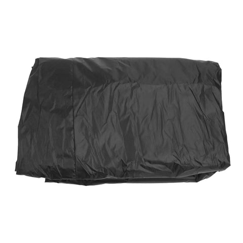 Wire Shelving Cover 36x18x72 Inches, Zipper Front Access, 210D Silver Coated Oxford Fabric folded view