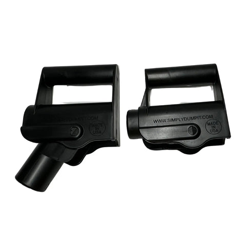 Pivoting Wheelbarrow Handles Pro Grade Heavy Duty Ergonomic Nylon Grips Built In USA For Easy Dumping And Total Control