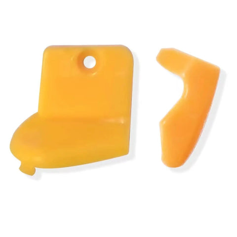 Pro Grade Nylon Tire Changer Inserts Kit for Duck Head Mounts, Front Upper Six and Rear Lower Six Inserts, close-up view of inserts