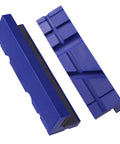 Six Inch Magnetic Vise Jaw Pads With TPU Soft Grips, Dual Sided V Groove And Flat Surface For Drill Press, Bench Clamp