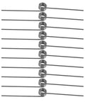 Upgrade Your Kitchen Game With This 10 Piece DIY Trash Can Spring Kit Featuring Super Durable 4-Coil Steel Torsion Springs For Smooth Lid Action And Perfect 180 Degree Opening Control On Any Bin. 10 stainless steel torsion springs for trash bin lid repair