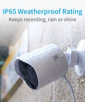 Outdoor Security Camera 1080p Cloud Cam Waterproof IP Night Vision With Two Way Audio Motion Detection And Activity Alerts Deterrent