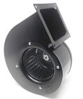 Englander Pellet Stove Convection Blower PU4C447 showing front fan housing with durable Fasco Motor for cozy heat and low vibration