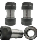 Premium ER Collet Spindle Extension Rod for Lathe and Drill, Double Chuck Motor Shaft Adapter with ER20 adapters and couplings.
