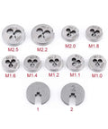 Metric Tap And Die Set 30 Pcs Hand Tools Kit For Threading With Adjustable Wrench Pro Grade Coarse And Fine Dies High Carbon Steel Machined For Quick And Clean Threads