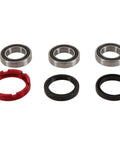 Rear Wheel Bearing Kit For Honda Dirt Bikes CR125R CR250R CRF250R CRF250RX CRF250X CRF450R CRF450RX CRF450X 2000 Through 2020 Model Years Replacement Bearings Durable Ride Ready Bearings, six-piece set with seals