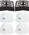 Shark Navigator Replacement Filter Kit with 4 foam filters, 4 felt filters, and 2 extra filters for Zero-M Lift-Away upright vacuums