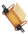 Adjustable Featherboard For Table Saw And Router Table Rock Solid Polypropylene Woodworking Pressure Plate with adjustable knobs.
