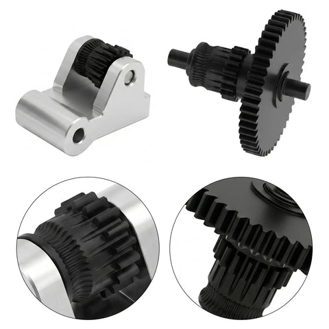 Extruder Gear Assembly Replacement For Flashforge AD5X Direct Drive Hotend Nano-Coated CNC Skeletonized POM Gears
