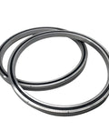 Built Tough Cross Roller Ring Bearing Ra13008 with low friction in dual ring design for industrial robot arm rotation.