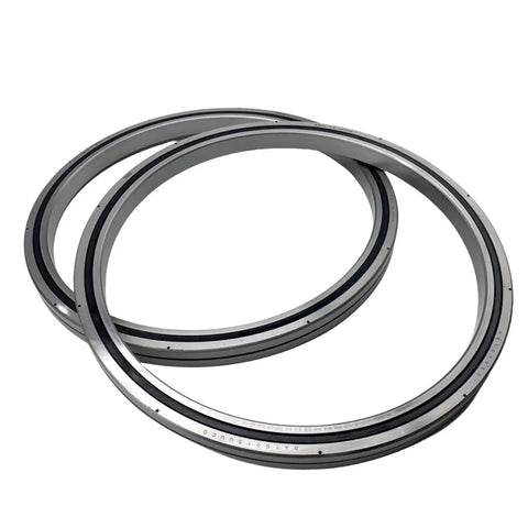 Built Tough Cross Roller Ring Bearing Ra13008 with low friction in dual ring design for industrial robot arm rotation.