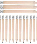 60 Pack Short Golf Pencils With HB Graphite Core And White Eraser Tips, Mini Wooden Writing And Drawing Pencils For School And Office