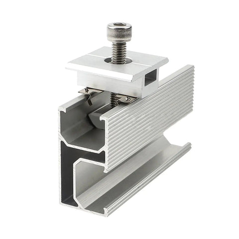Get 50 Pcs T Nuts For Solar Panel Mounts That Fit Aluminum Rails Securely, lightweight aluminum rail fastener with adjustable screw.