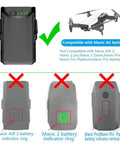 Battery Wall And Car Charger For DJI Mavic Air First Gen Drone Go To Rapid Charging Hub with compatibility indication