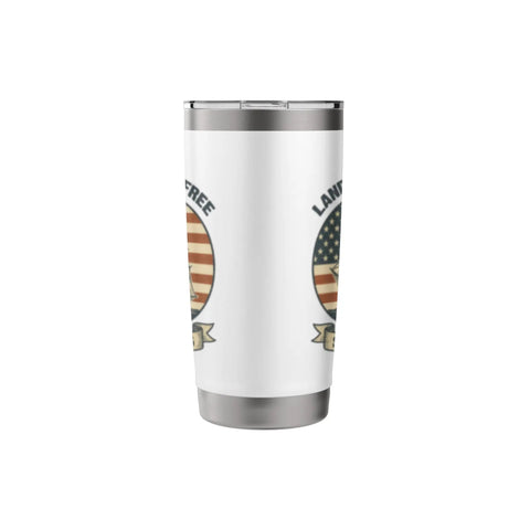 Patriotic Sailboat Flag Stainless Steel Insulated Tumbler For Fourth Of July Celebrations, Keeps Drinks Cold Or Hot, Double Wall Vacuum Sealed