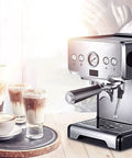 1.7L Semi Automatic Espresso Coffee Maker For Home And Office, large drip brewer with easy controls, next to coffee drinks
