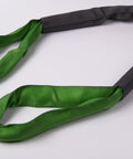 Green 2.5 in polyester round sling, eye-to-eye, 20 ft long, Two And A Half Inch Polyester Round Sling Eye To Eye Green Twenty Feet Long Ee60X20 Heavy Duty Lift Sling 5300 Lbs Vertical Rating 4200 Lbs Choker Rating 10600 Lbs Basket Rating Double Polyester Wall Jacket 5 To 1 Break Strength To Rated Capacity