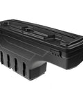 Heavy Duty Left Side Mount Tool Box For Ram 1500 Truck Bed Storage In Solid Black, durable plastic construction.