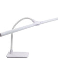 Double Head Desk Lamp With Independent Switch, Flexible Arm, Touch Control, Four Brightness Levels in a sleek white modern design