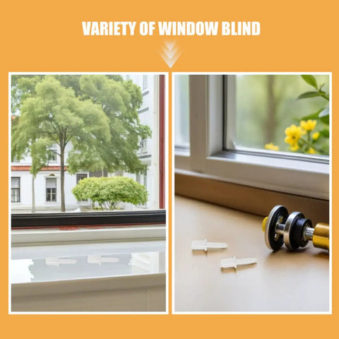 Complete Heavy Duty Plantation Blind Repair Kit Including 70 Color Matched Plastic Shutter Pins And Louver Staples for home window shades work.