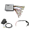 Kickstart Your Custom Build With This Hella Smooth 36 Volt 500 Watt Brushed Motor Speed Controller Set including pedal and switch.