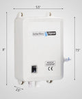 Dual Inlet 5 Gallon Water Bottle Pump For Home Kitchen Dispenser, Electric Under Sink Water Dispenser With One Button Control