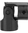 45 Steel Universal Joint Shaft Motor Connector, 360 Degree Rotatable Pin And Block Joint for Linking Angled Rods, close-up view