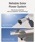 Outdoor Solar Powered Wireless 4K Security Camera Kit With MaxColor Night Vision No Monthly Fee solar panel installation