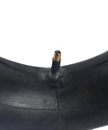 Close-up of 15x6.00-6 inner tube with TR-13 straight valve stem for lawn tractors, wheelbarrows, ATVs, and more.