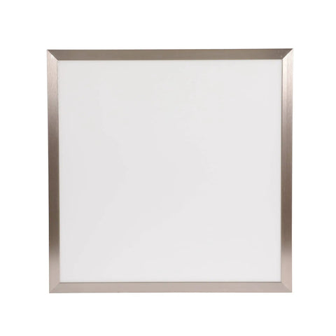 24 Inch Smart LED Flat Panel Ceiling Light Direct Wire In Brushed Nickel, 4000 Lumens, Wi Fi Ready, Bluetooth Capable, No Hub Needed