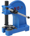Built Different One Ton Manual Arbor Press With Four Position Steel Anvil And Five Point Five Inch Work Height for stamping and bending.