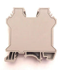 Front view of DK35N DIN Rail Terminal Block Screw Type UL 600V 150A One Zero To Twelve AWG Pack Of 5 for harsh environments