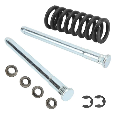 Door Hinge Pin Bushing Kit Direct Fit With Spring For Jimmy Sonoma S10 Metal Replacement Hinge Pins 0.380 X 4.17 In For Front And Rear Doors Restores Alignment And Smooth Opening; pins, spring, bushings