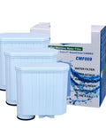 Premium AquaClean Compatible Replacement Filter 6-pack with blue water filters for coffee makers, designed to block limescale and chlorine.