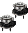 Beefed Up Front Wheel Hub Bearing Assembly With ABS Fits Mercury Mountaineer 1997-2001, Ford Explorer 1995-2001, side view